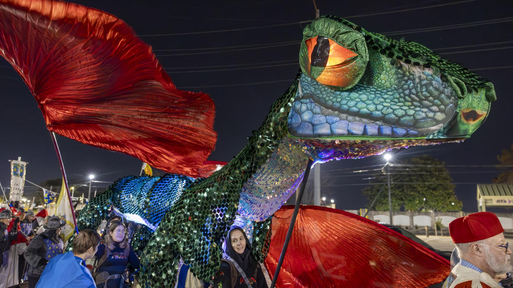 The 'sweet sixteenth' Joan of Arc Mardi Gras 2024 parade packs the French Quarter